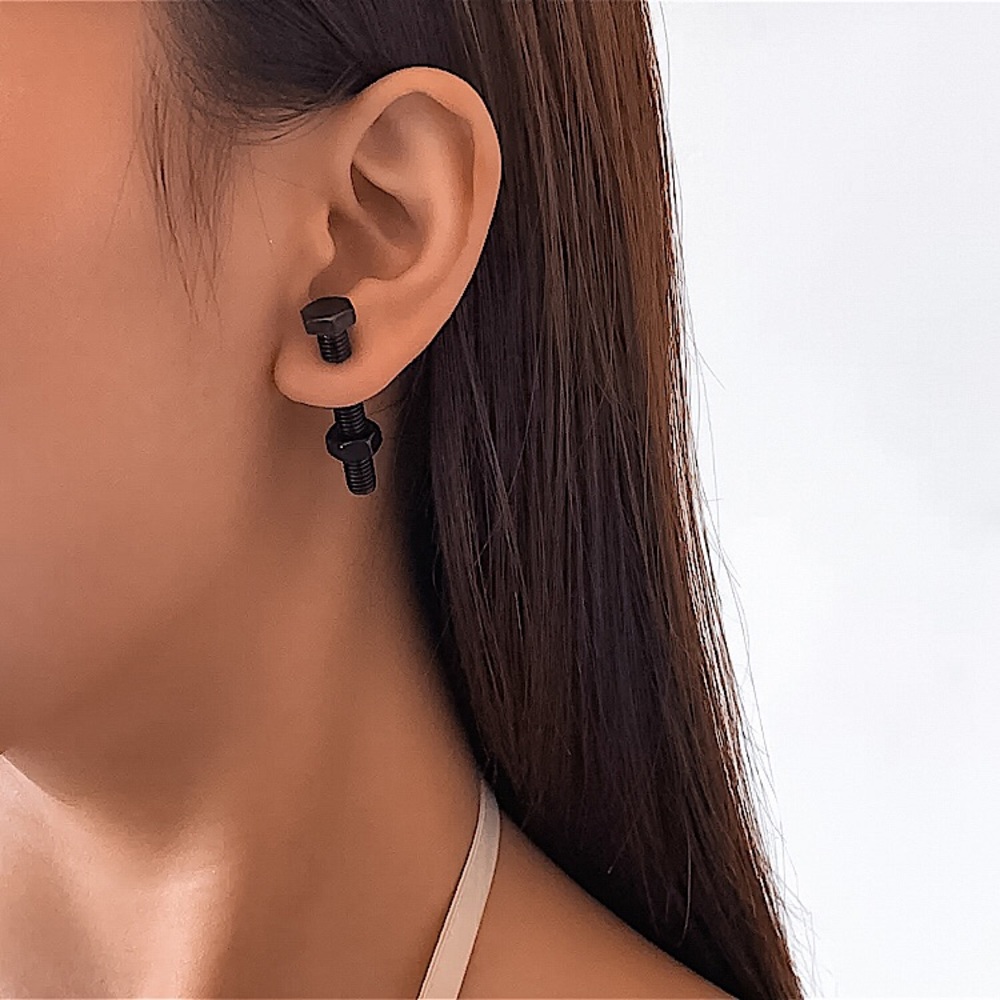 🔵𝟲𝟱%𝗢𝗙𝗙 𝗯𝘂𝗻𝗱𝗹𝗲𝘀 𝟯+🔵 NEW Bolt Double-Sided Earrings - Picture 4 of 12